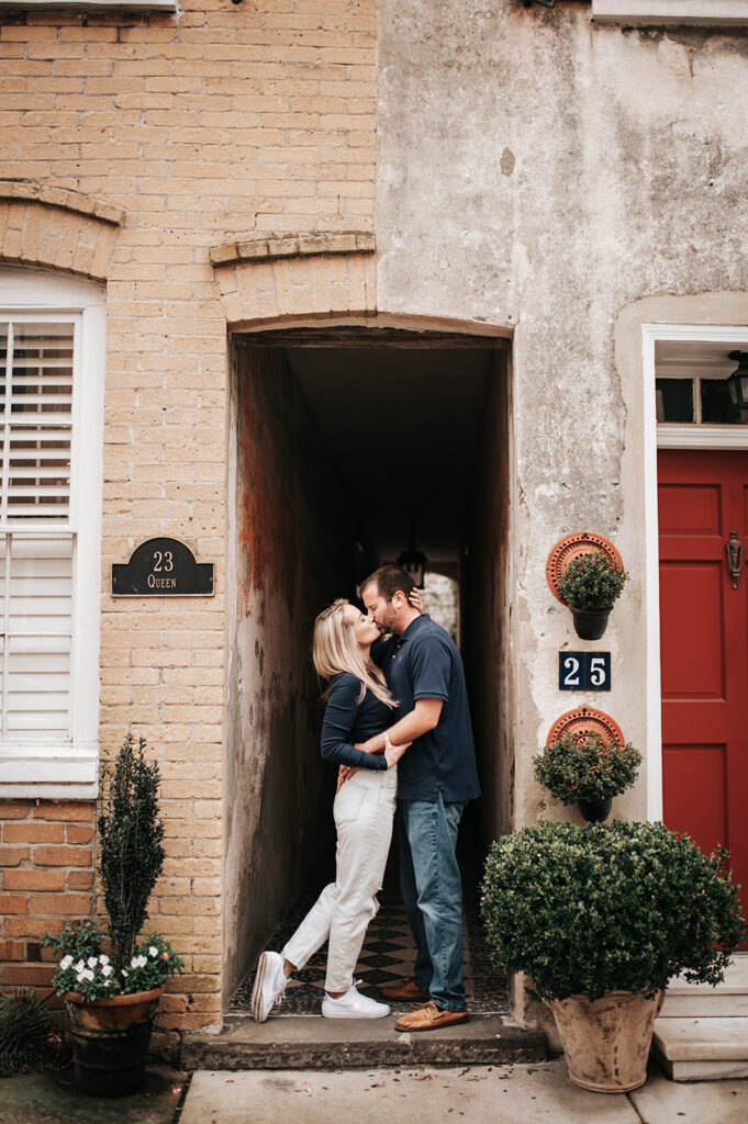 Downtown Charleston engagement photos