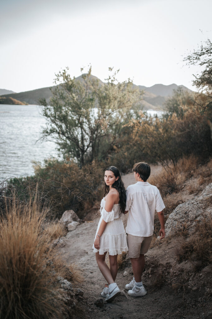 Saguaro Lake Engagement Photos