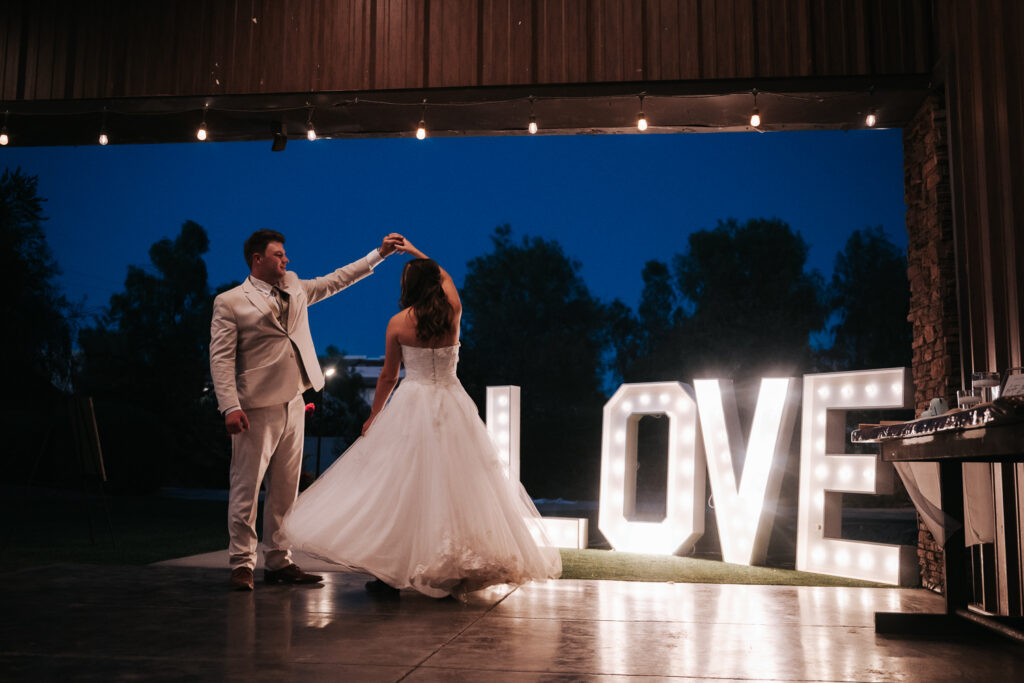 reception and party at superstition manor