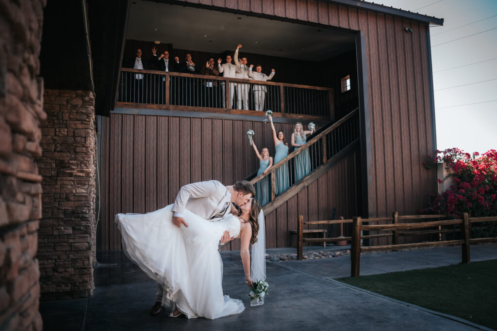 bridal party at superstition manor